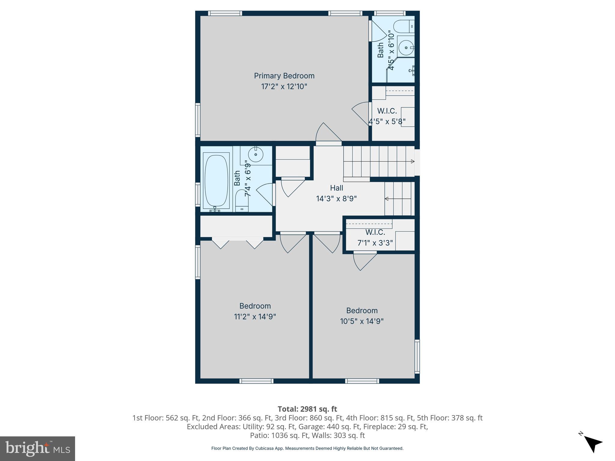 7109 Radnor Road Bethesda, MD 20817 - Photo 78 of 82 UPPER LEVEL 1 FLOOR PLANS