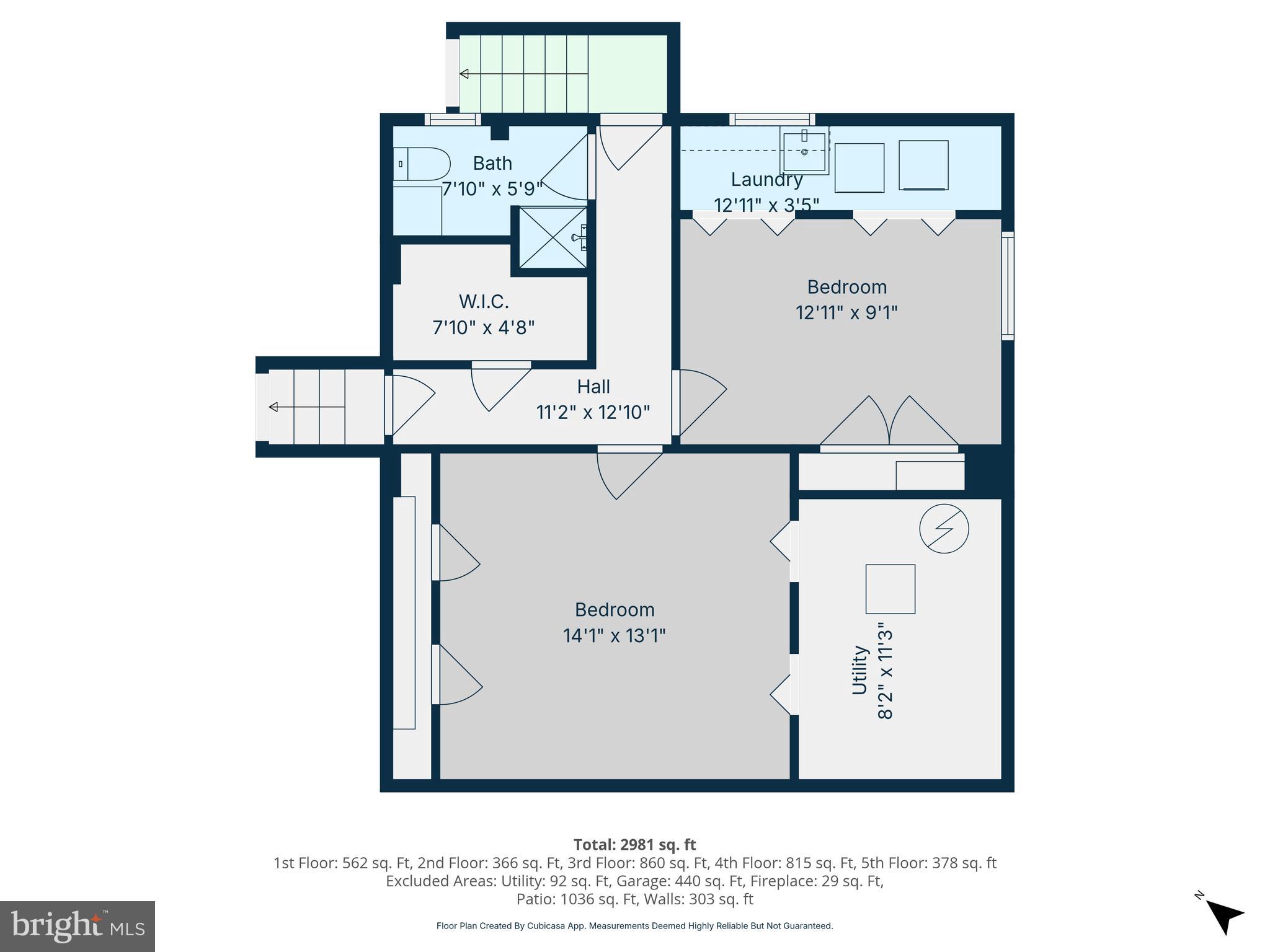 7109 Radnor Road Bethesda, MD 20817 - Photo 81 of 82 LOWER LEVEL 2 FLOOR PLAN