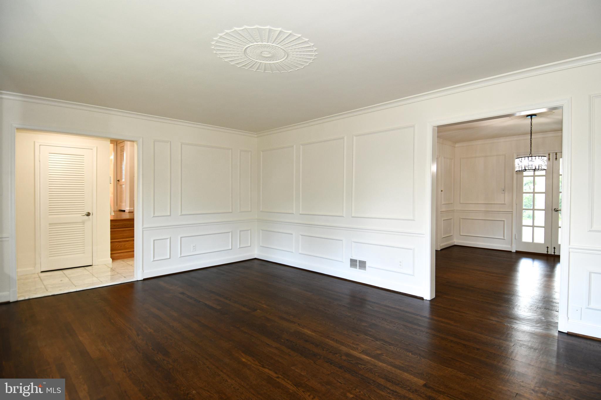 7109 Radnor Road Bethesda, MD 20817 - Photo 10 of 82 LIVING ROOM ACCESS TO DINING ROOM