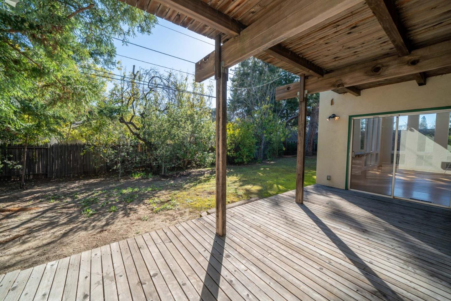 1553 Meadow Lane Mountain View, CA 94040 - Photo 12 of 28 a view of backyard with green space