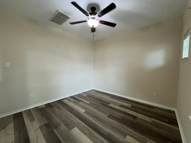 wooden floor in an empty room