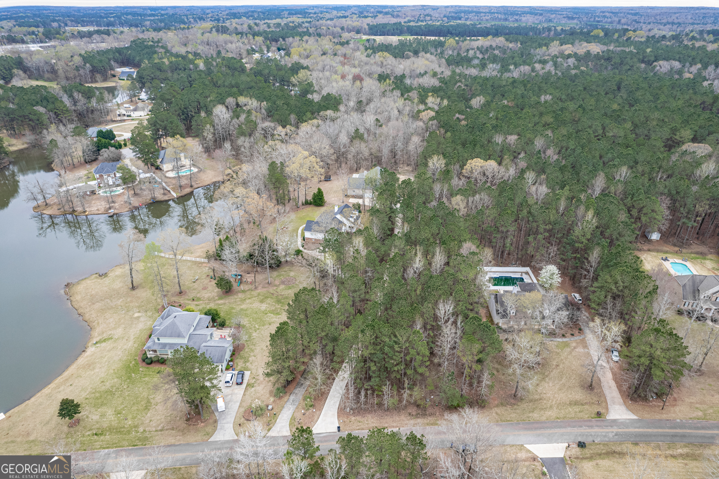 203 Hidden Lakes Drive Gray, GA 31032 - Photo 2 of 2 an aerial view of a house