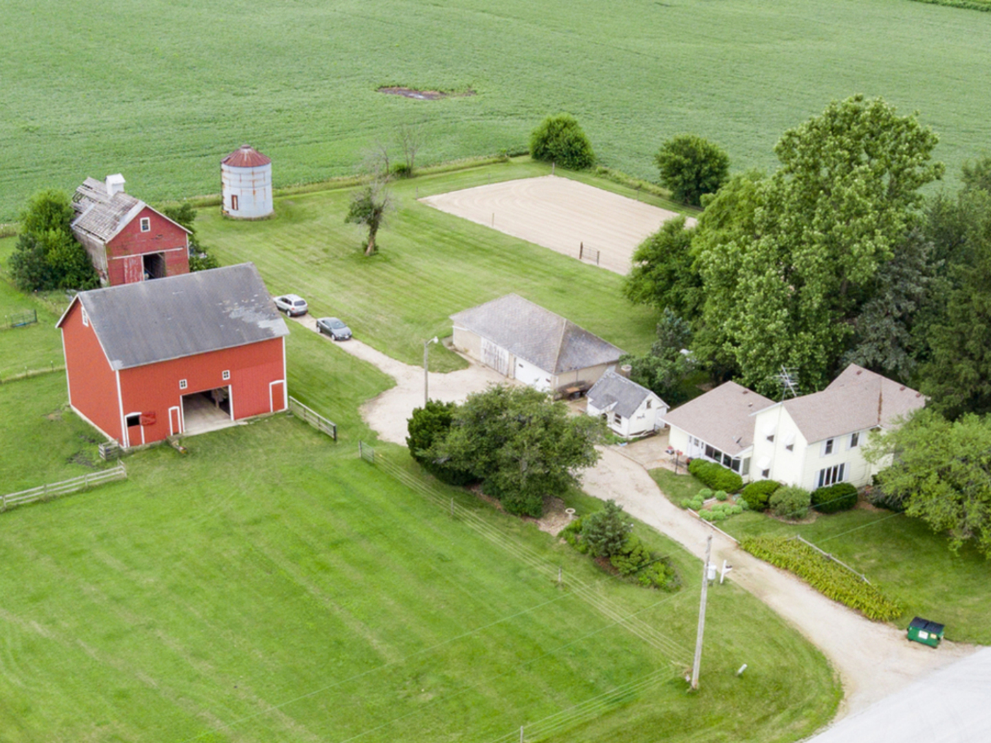 15525 West Hoff Road Manhattan, IL 60442 - Photo 1 of 30 an aerial view of a house