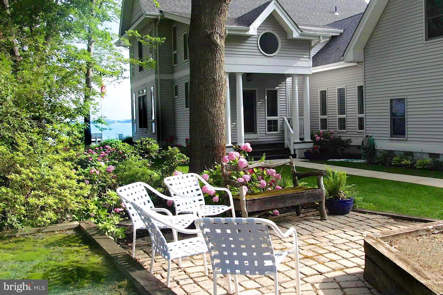 1356 McDonald Road Shady Side, MD 20764 - Photo 12 of 60 Welcoming Entry Portico . Blooms of Hydrangeas