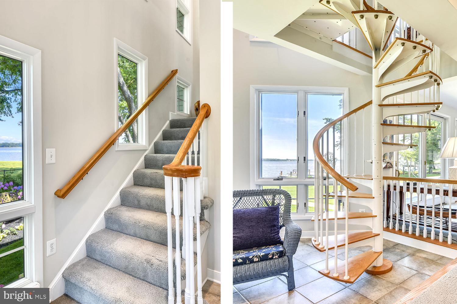 1356 McDonald Road Shady Side, MD 20764 - Photo 35 of 60 Foyer & Living Room Staircases to Upper Level