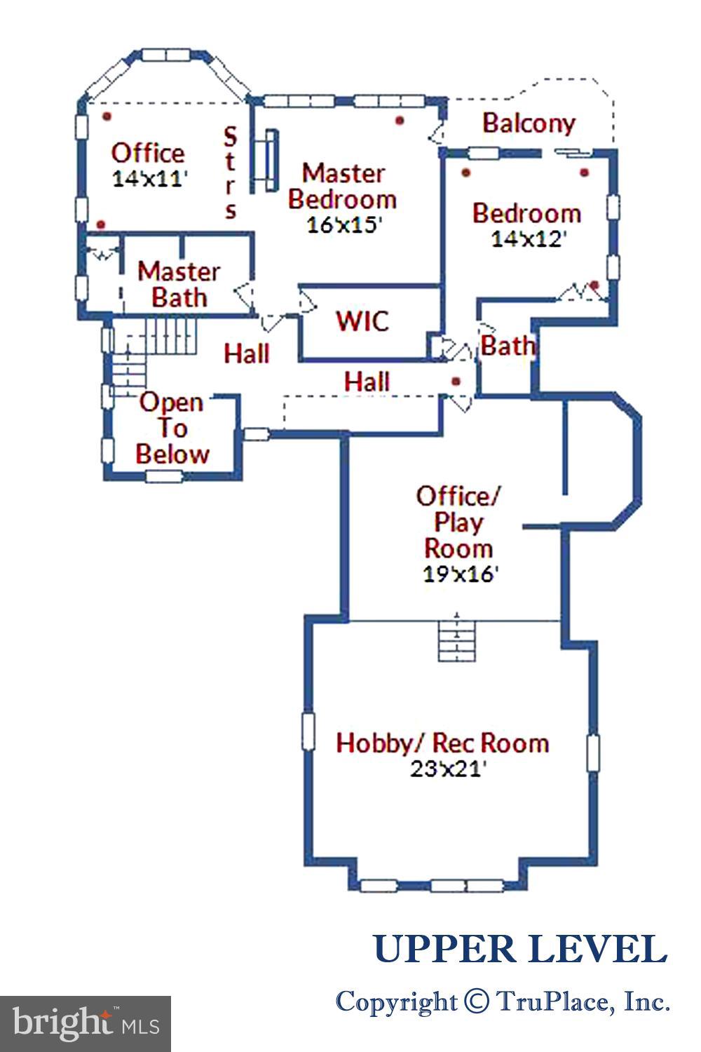 1356 McDonald Road Shady Side, MD 20764 - Photo 59 of 60 Upper Level Floor Plan