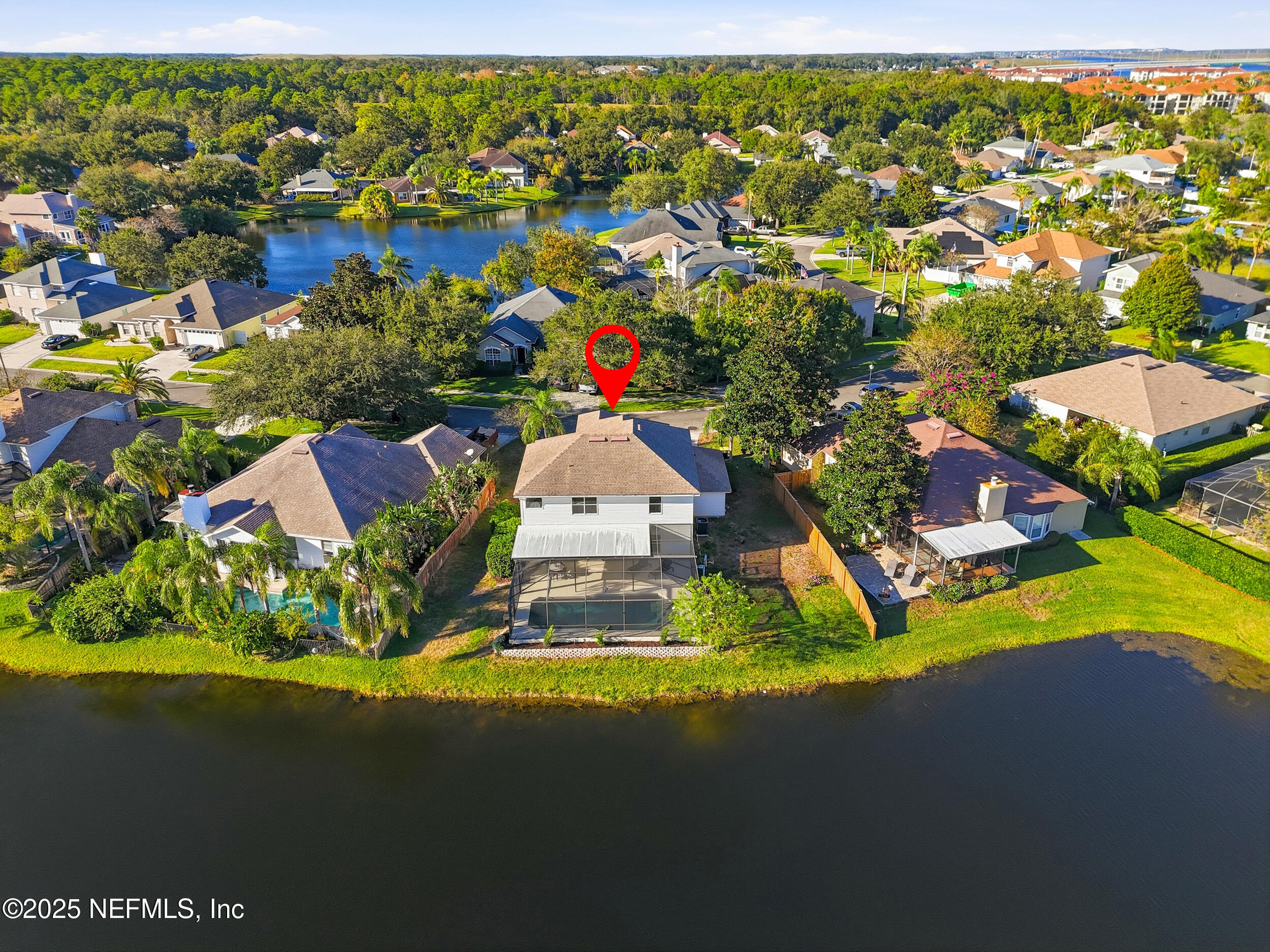 13962 Ibis Point Boulevard Jacksonville, FL 32224 - Photo 61 of 63 an aerial view of residential houses with outdoor space
