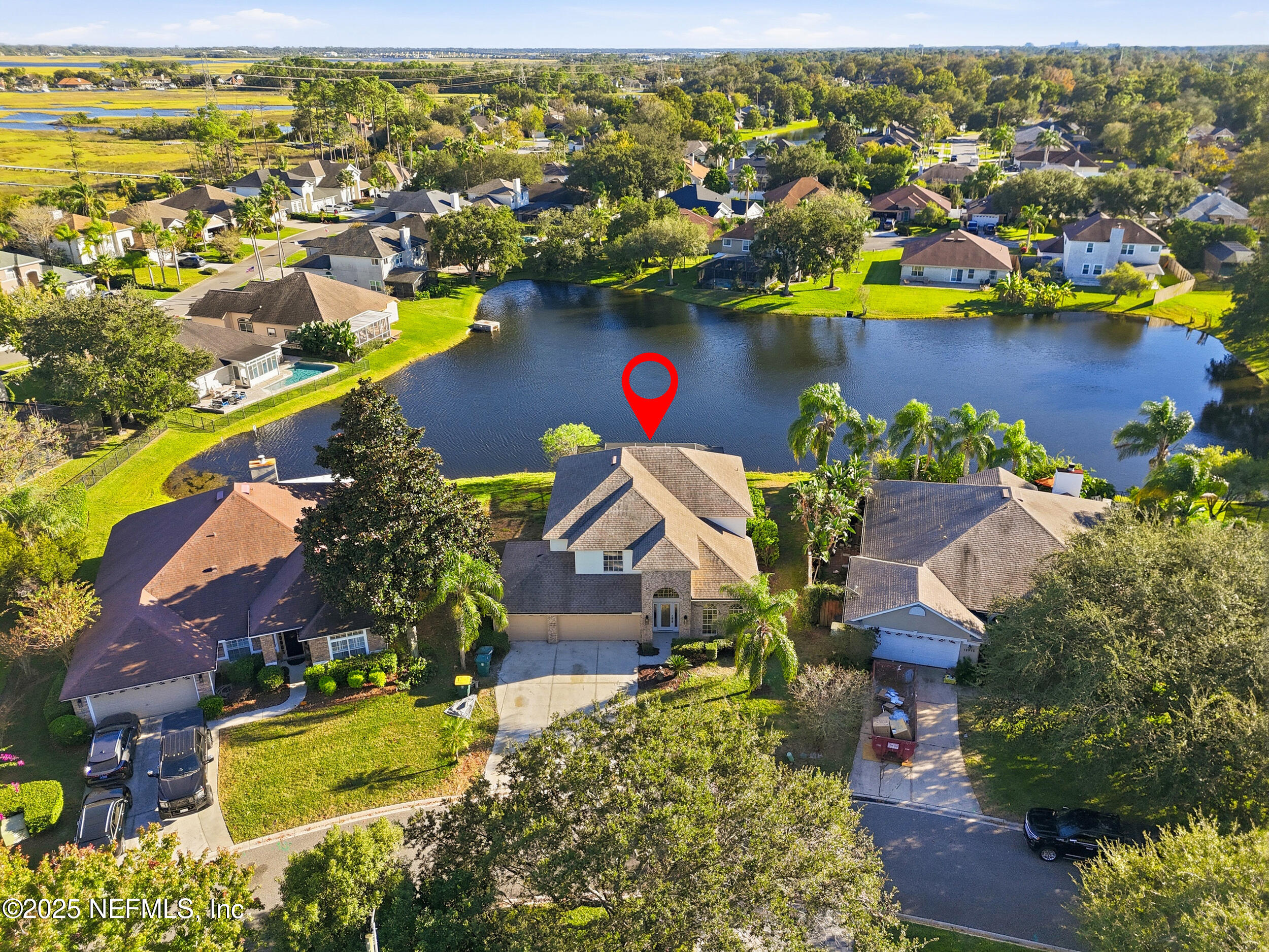 13962 Ibis Point Boulevard Jacksonville, FL 32224 - Photo 63 of 63 an aerial view of residential houses with outdoor space