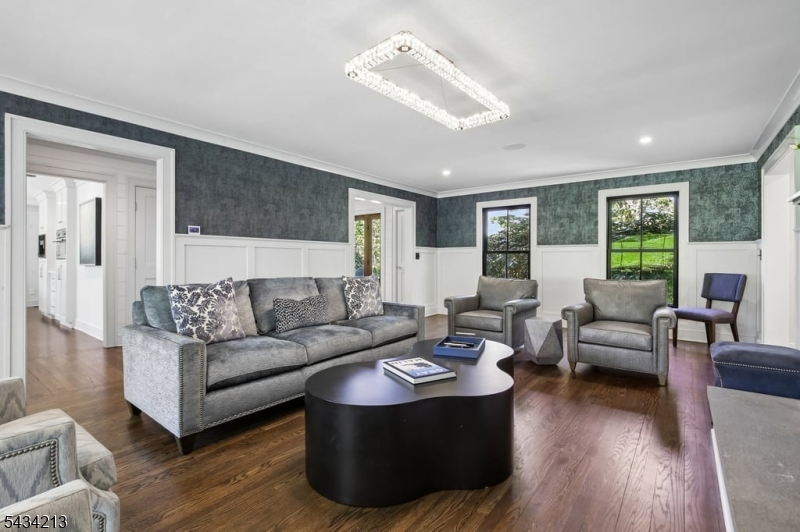 210 Mendham Road Bernardsville, NJ 07924 - Photo 4 of 45 a living room with furniture and a wooden floor