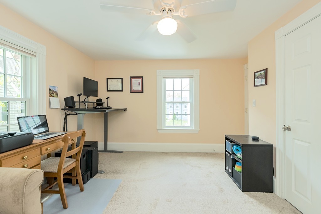 42 River Ridge Wellesley, MA 02481 - Photo 20 of 24 a view of a workspace with furniture and a window