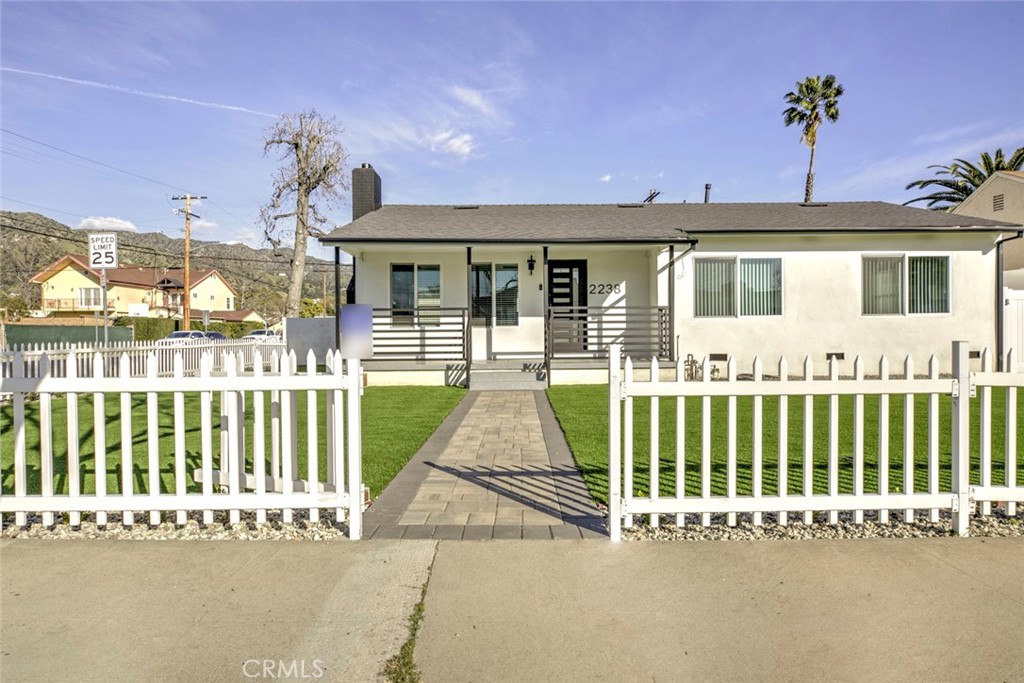 2238 North N Keystone Burbank, CA 91504 - Photo 18 of 21 a view of a house with a small yard and plants