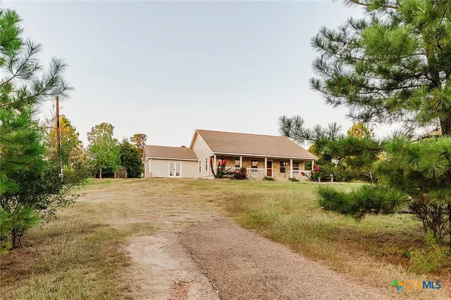 a view of a lake with a tree