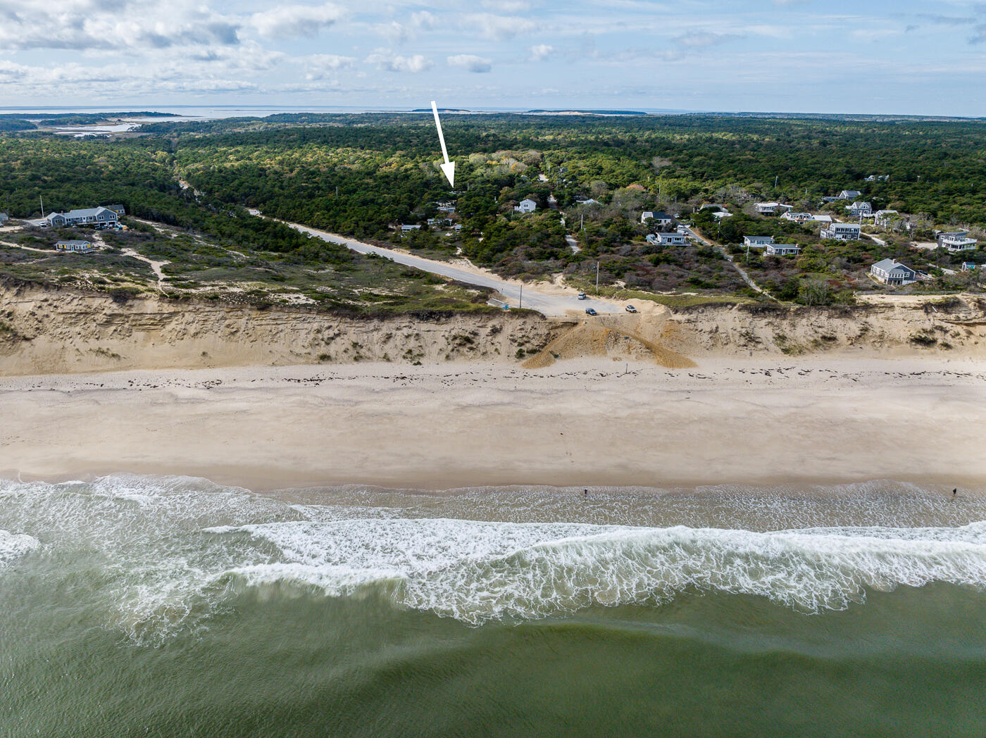 45 Ocean View Drive, Unit 7 Wellfleet, MA 02667 - Photo 30 of 32 a view of a lake with beach and ocean view