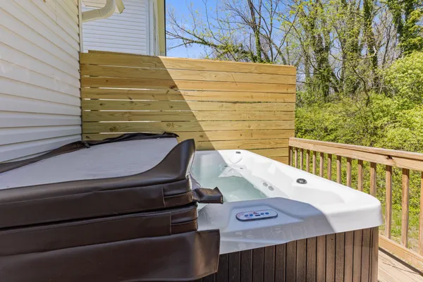 a view of a building with a window