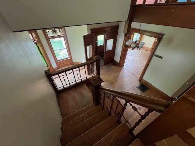 642 West Stephenson Street Freeport, IL 61032 - Photo 22 of 38 a view of an entryway with wooden floor