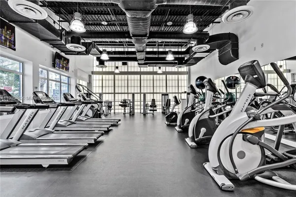 a view of gym