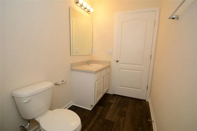 a view of an front door