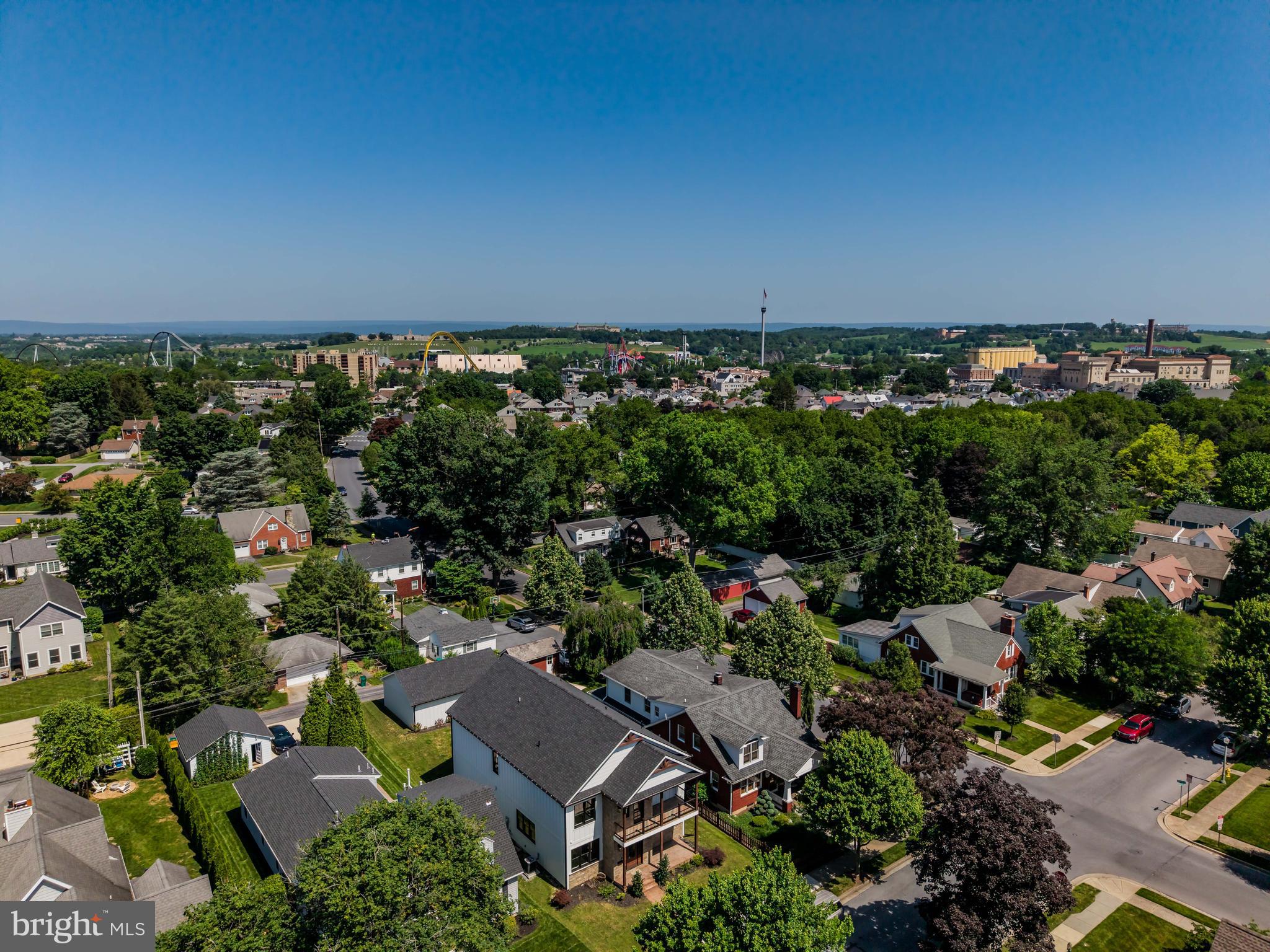 207 Maple Avenue Hershey, PA 17033 - Photo 78 of 79 an aerial view of a city with lots of residential buildings