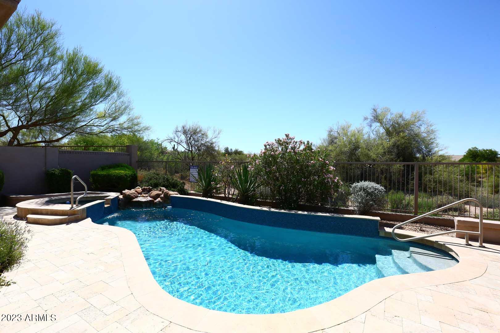 6335 East Marioca Circle Scottsdale, AZ 85266 - Photo 37 of 66 a view of swimming pool having outdoor seating