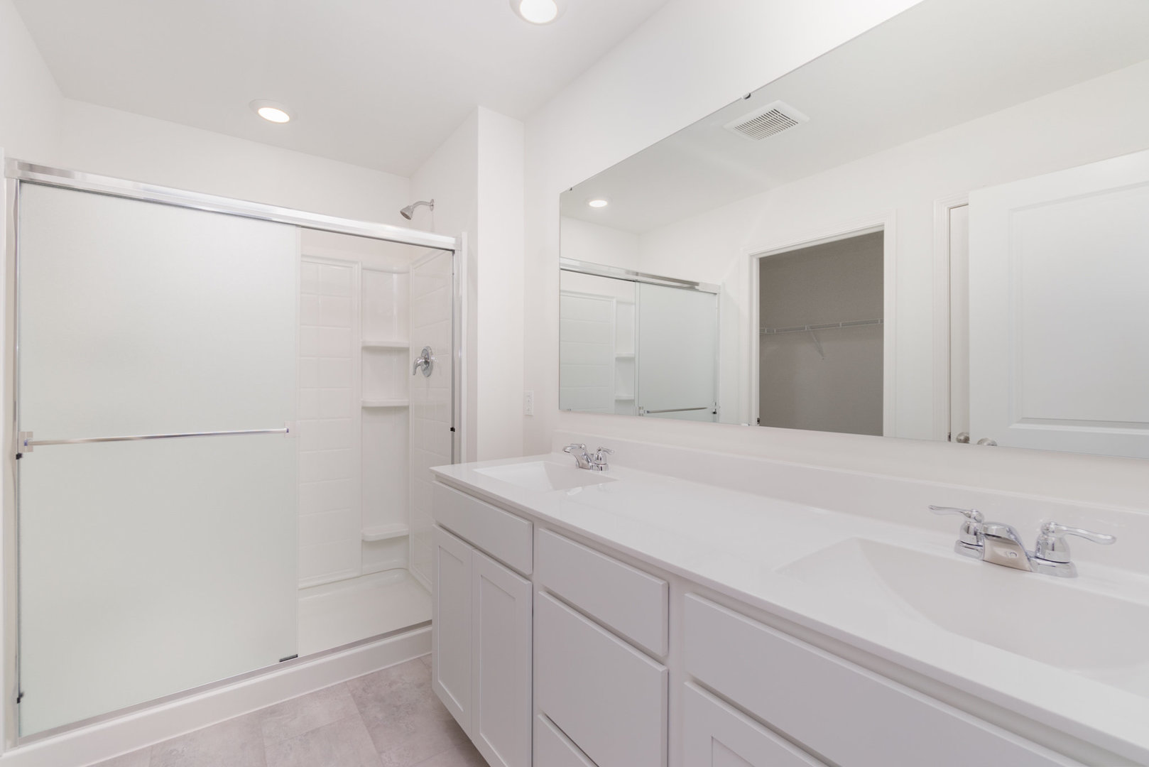 620 Ensign Place Hebron, IN 46341 - Photo 9 of 19 a bathroom with a sink and a mirror