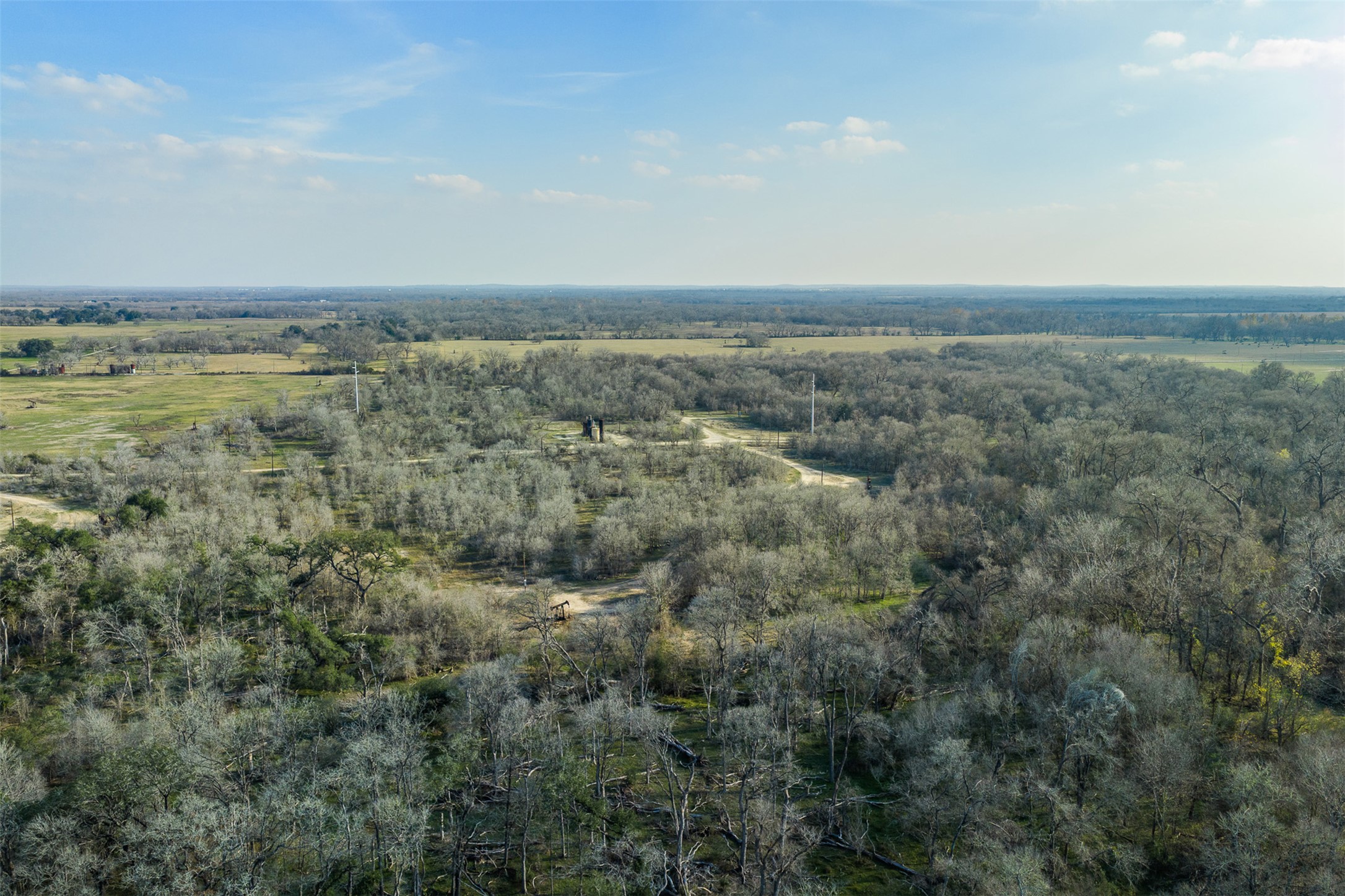 1144 Treetop Lane Luling, TX 78648 - Photo 28 of 31 Aerial view of property's location featuring a heavily wooded area