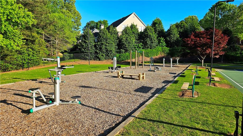 43 Ivy Mist Lane Acworth, GA 30101 - Photo 50 of 58 a view of a park with large trees