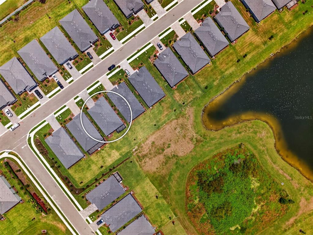 18237 Beach Ranch Terrace Bradenton, FL 34211 - Photo 57 of 72 an aerial view of a swimming pool