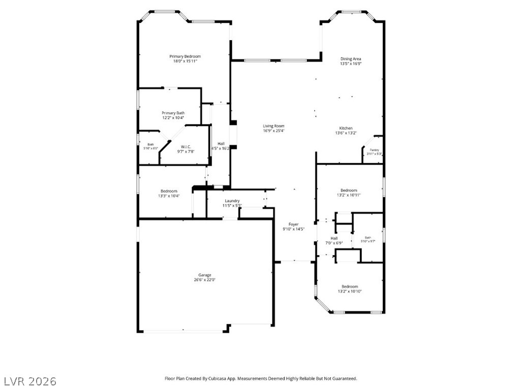 6405 North Raptor Court North Las Vegas, NV 89084 - Photo 66 of 66 Visualize your future in this thoughtfully arranged floor plan, perfect for modern living.