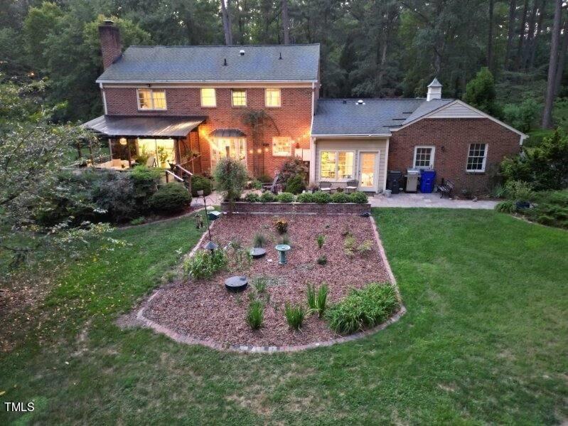 7214 Sunrise Road Chapel Hill, NC 27514 - Photo 53 of 61 a front view of a house with a yard