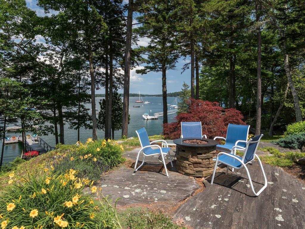 80 Muscongus Point Road Round Pond, ME 04564 - Photo 8 of 34 Terrace overlooking Muscongus Harbor