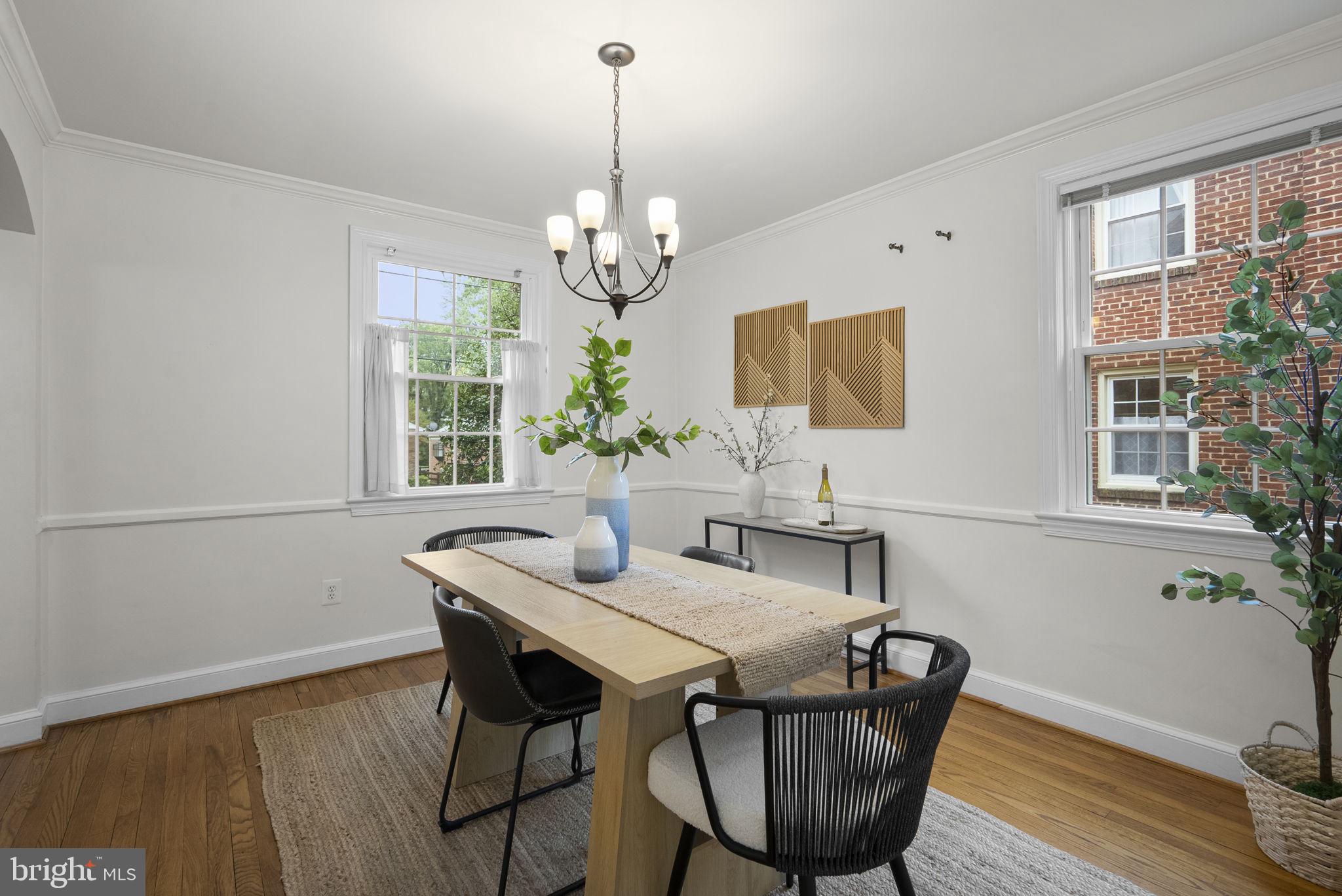 9407 Seminole Street Silver Spring, MD 20901 - Photo 14 of 59 Formal Dining Room with lots of Natural Light