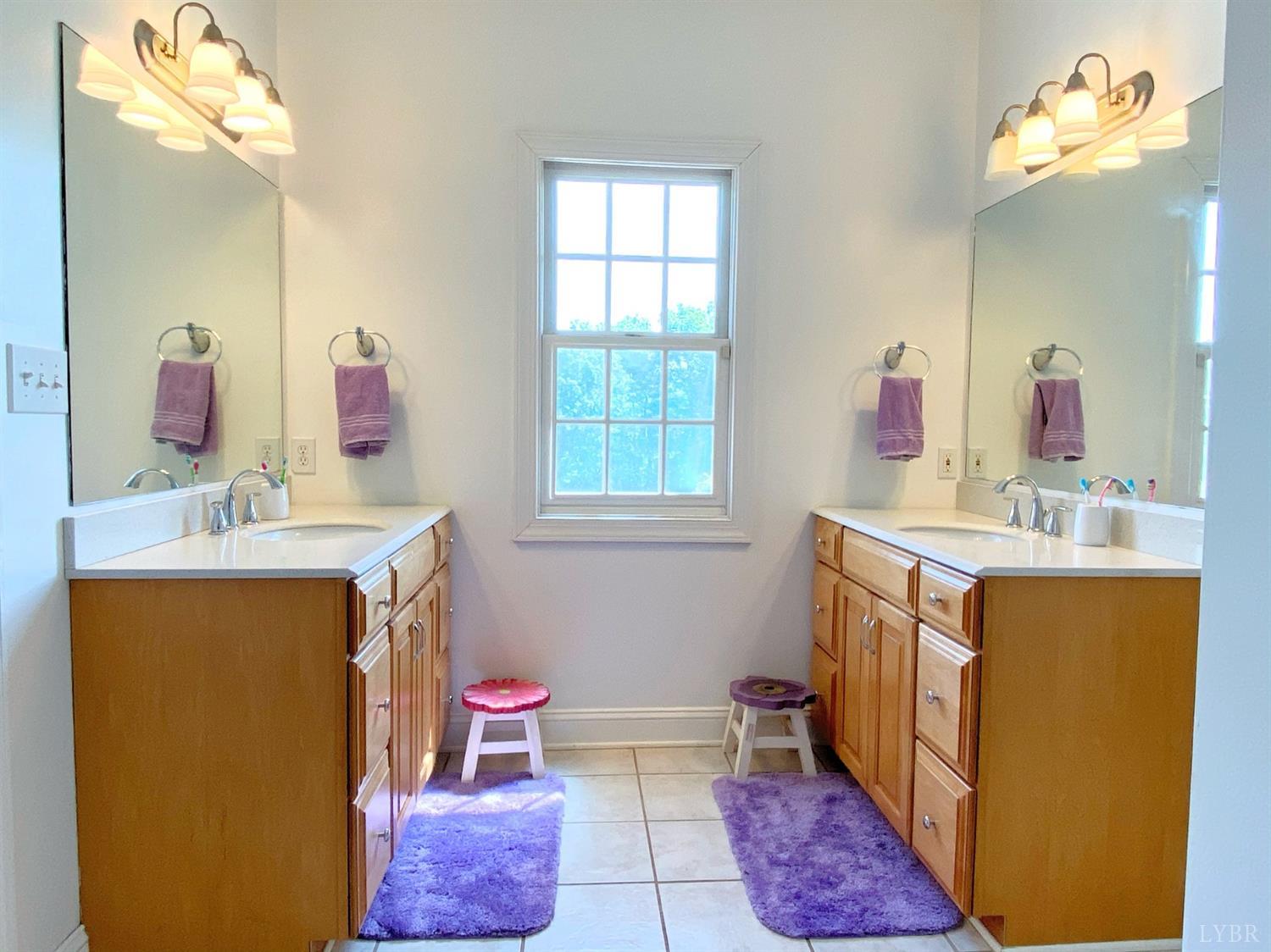 798 High Peak Road Monroe, VA 24574 - Photo 52 of 96 a bathroom with a double vanity sink mirror and