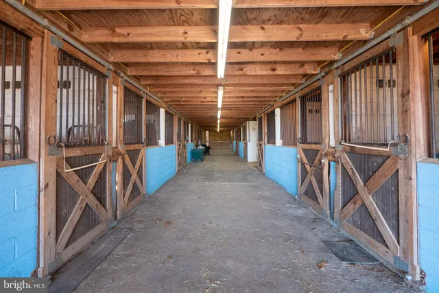 a view of a storage room