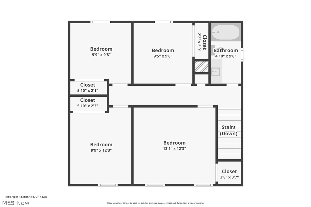 4702 Alger Road Richfield, OH 44286 - Photo 44 of 46 Second level floor plan