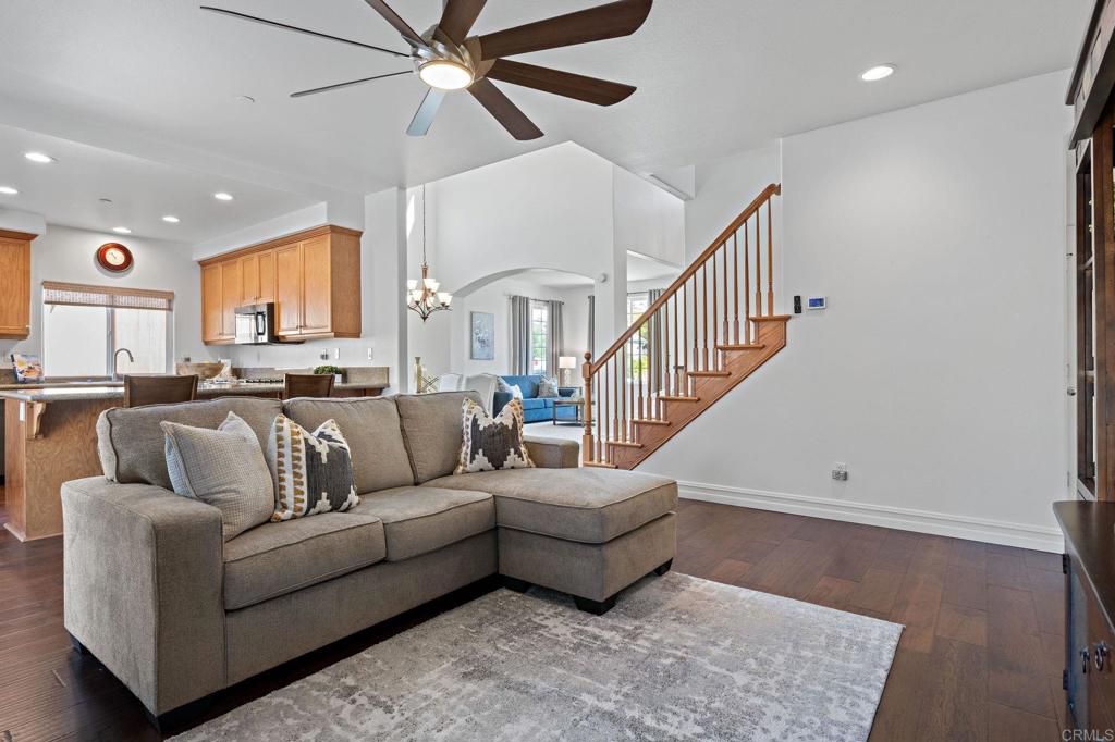655 Dimaio Way Escondido, CA 92027 - Photo 11 of 46 a living room with furniture and wooden floor