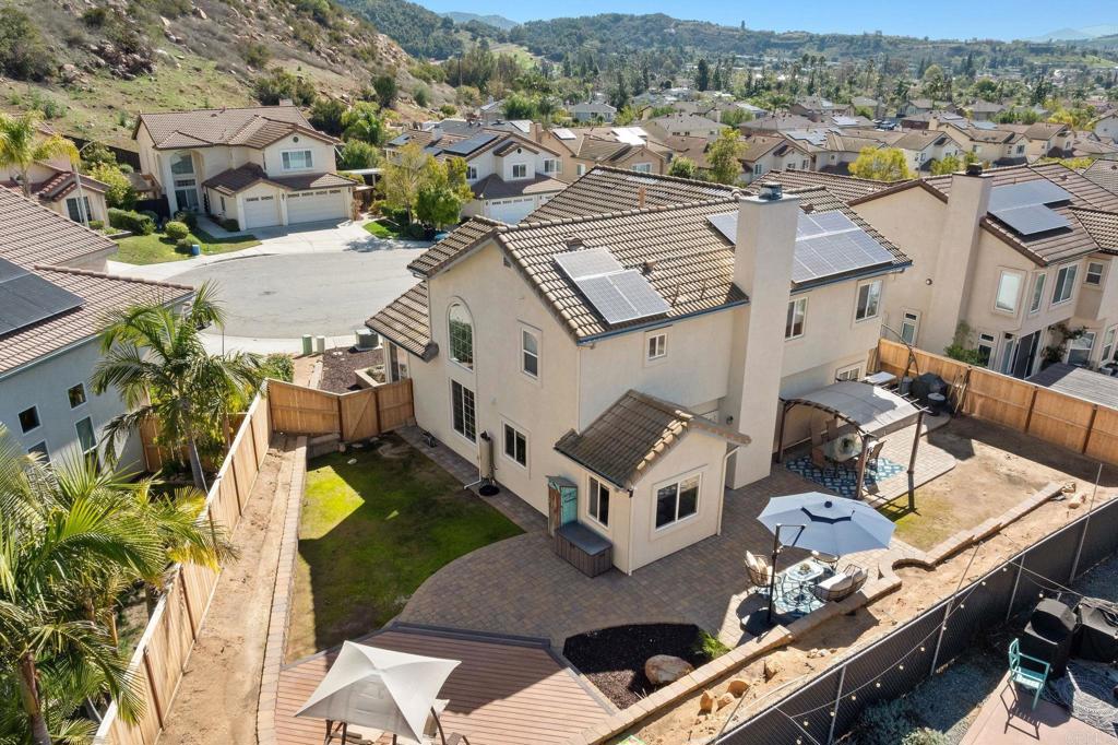 655 Dimaio Way Escondido, CA 92027 - Photo 46 of 46 an aerial view of a house with a garden