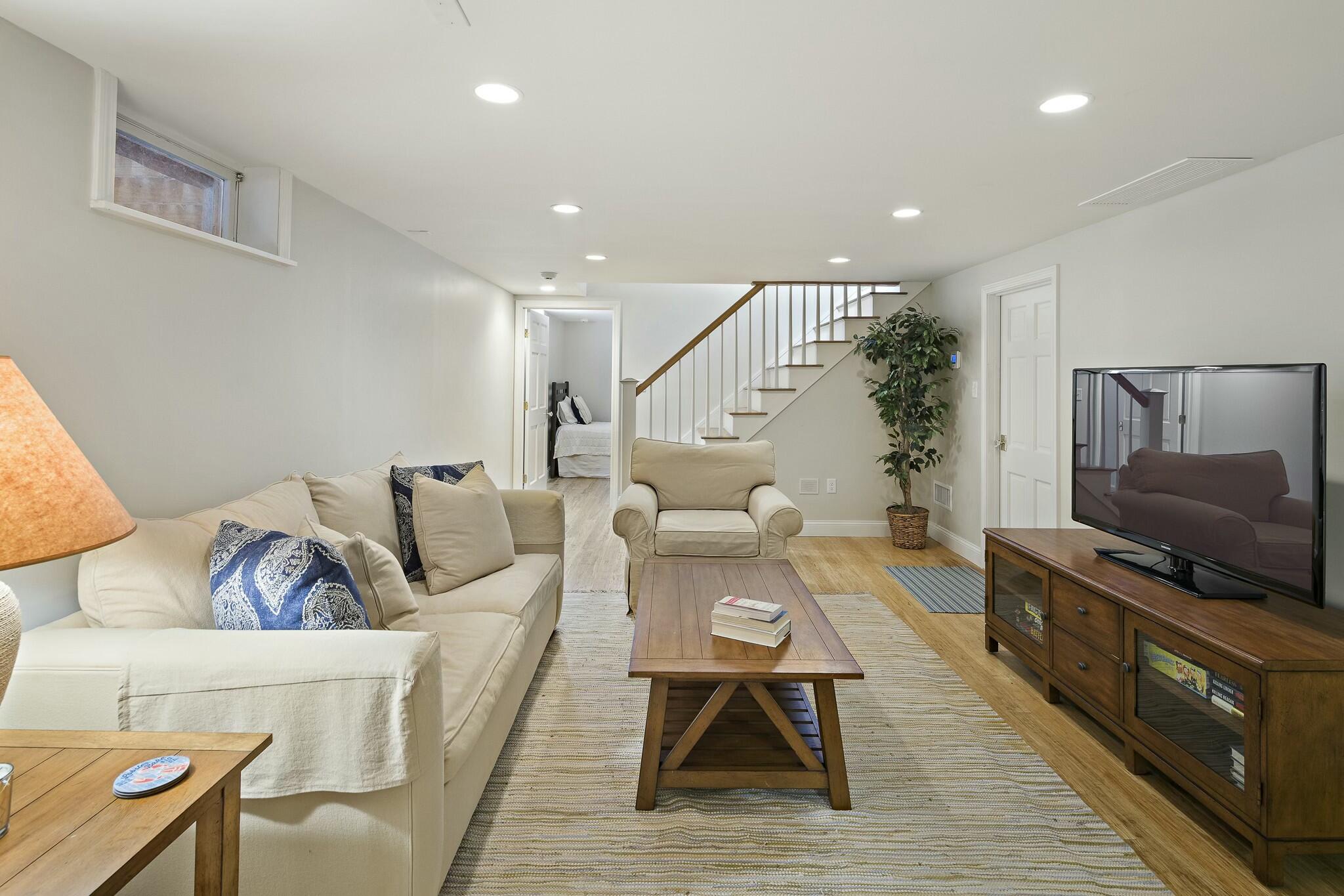 55 Old Purchase Road Edgartown, MA 02539 - Photo 25 of 30 Lower level family room