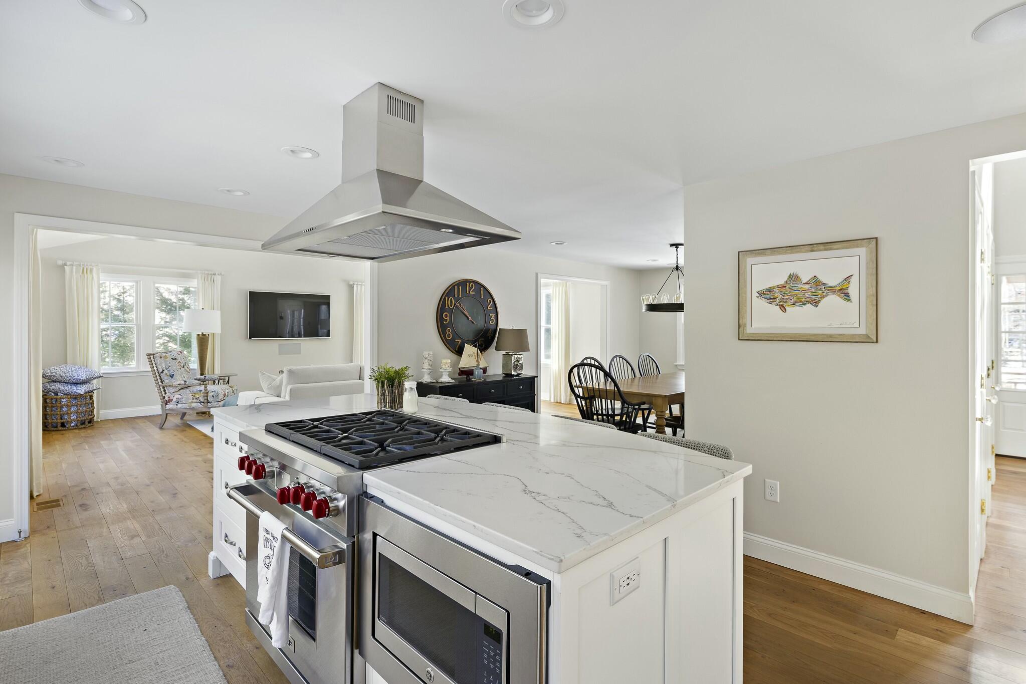55 Old Purchase Road Edgartown, MA 02539 - Photo 9 of 30 View into dining room and living room