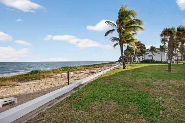 a view of an ocean and beach