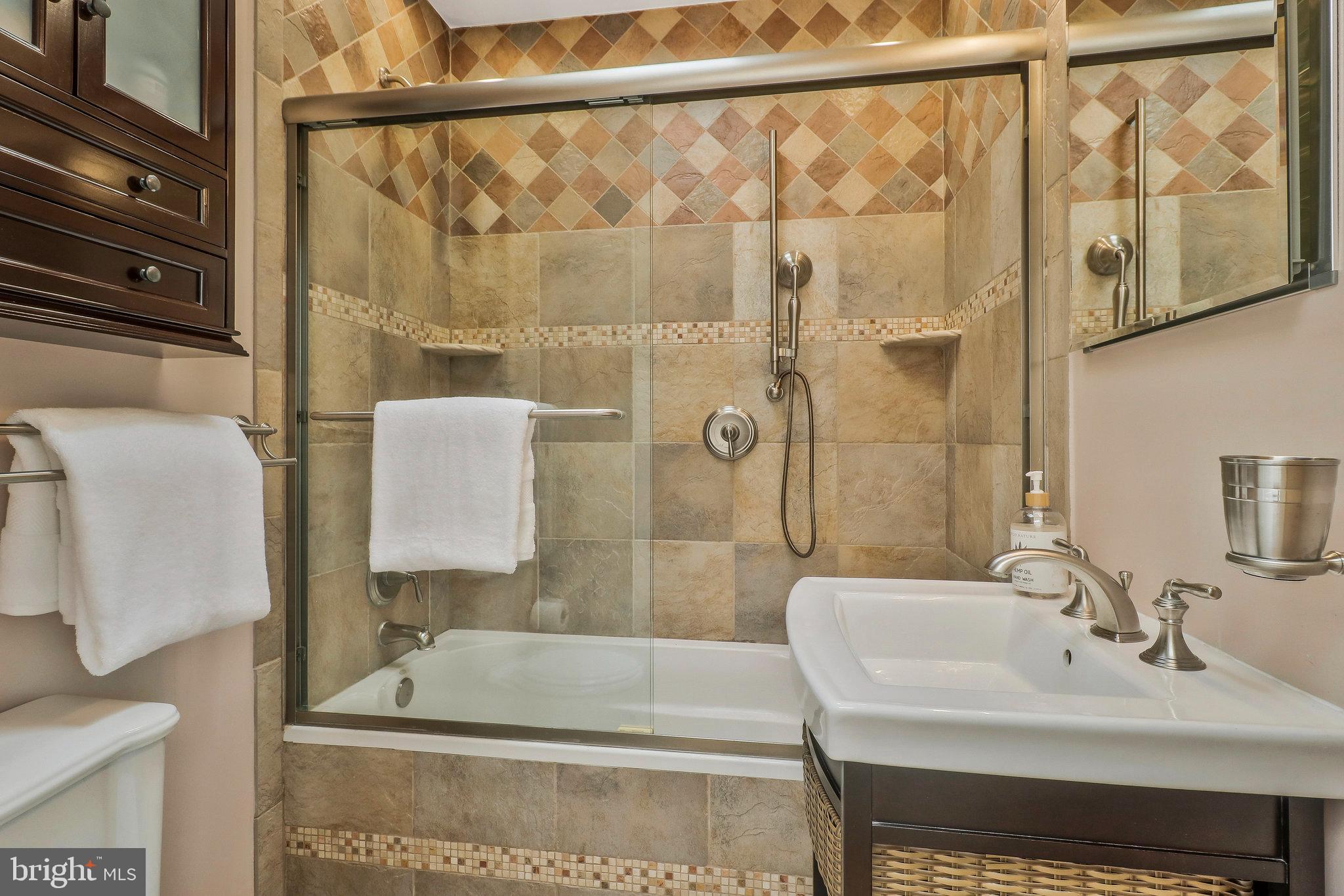 2709 6th Street Northeast Washington, DC 20017 - Photo 15 of 25 Upstairs renovated bathroom