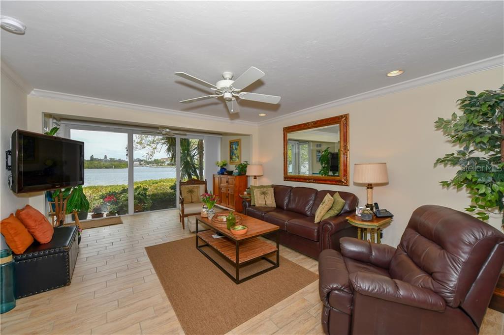 Living room and Intercoastal view