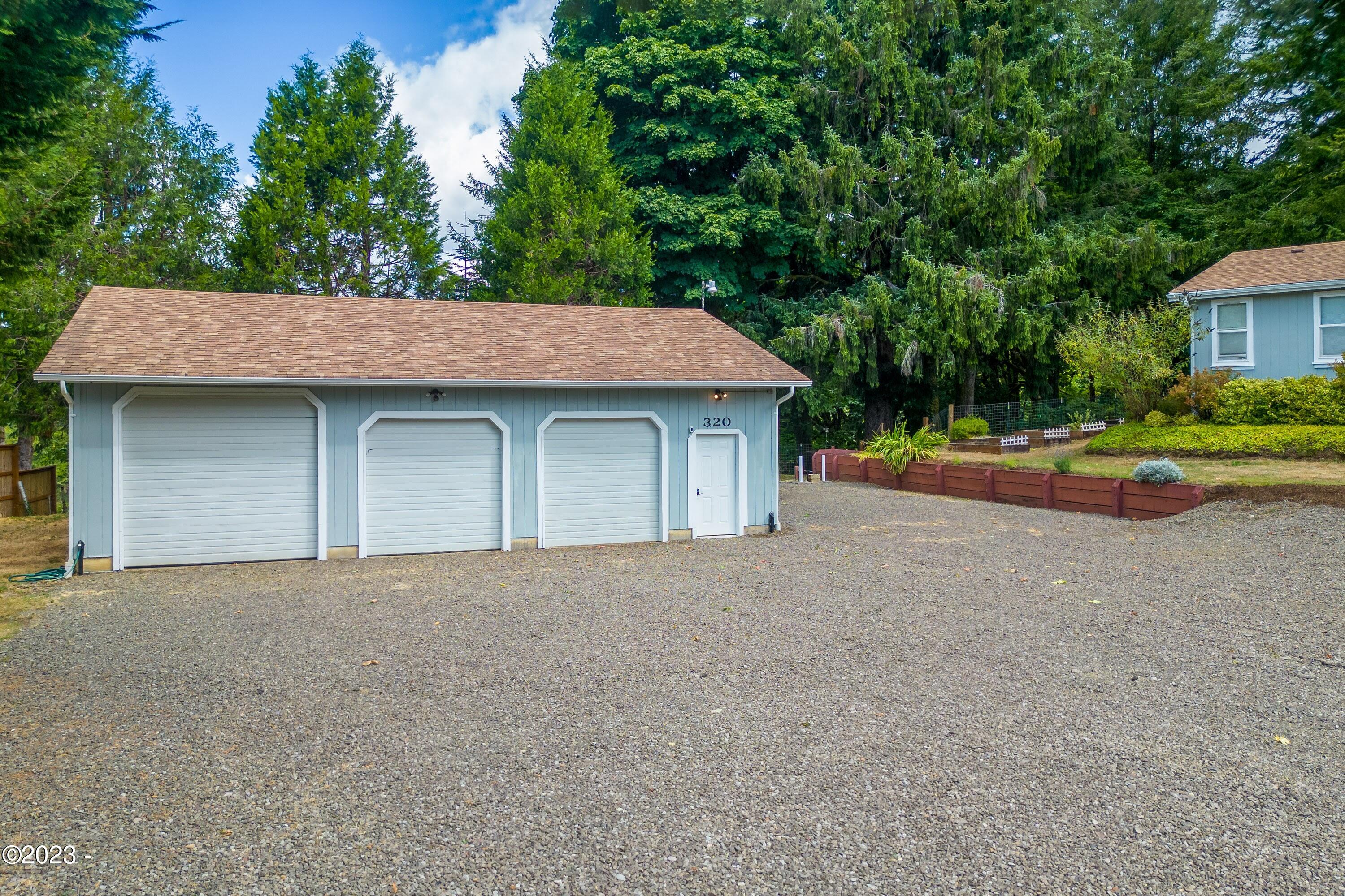320 Old River Road Northeast Siletz, OR 97380 - Photo 4 of 45 Detached Garage