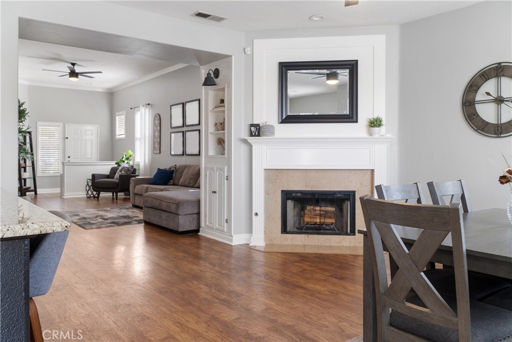 20808 Millbrook Street Riverside, CA 92508 - Photo 17 of 51 a living room with furniture and a fireplace