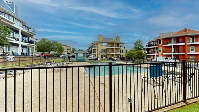 a view of city from a balcony