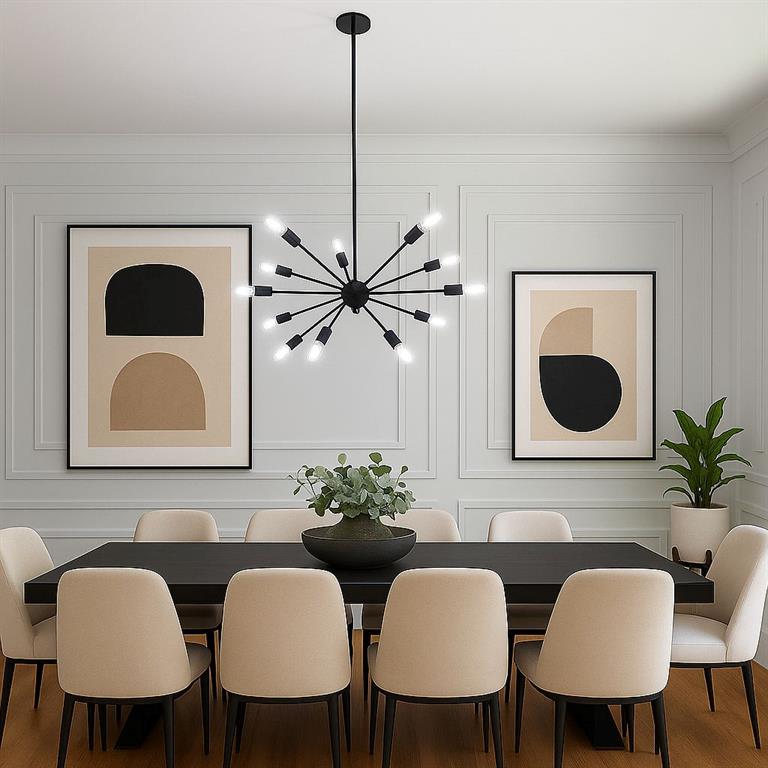 1271 Ga-138 Monroe, GA 30655 - Photo 16 of 40 a view of a dining room with furniture and wooden floor