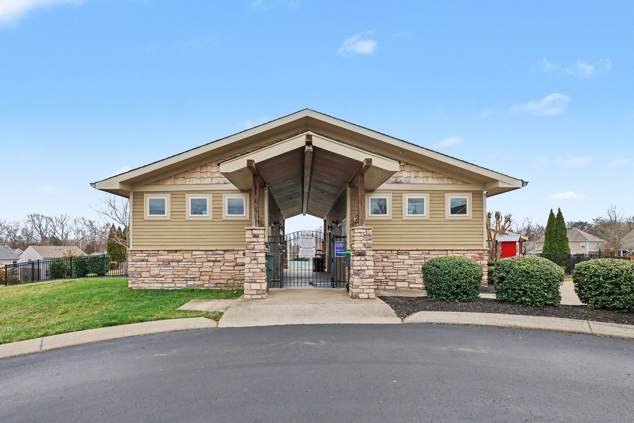 744 Bench Lane Mount Juliet, TN 37122 - Photo 25 of 27 a front view of a house with a yard