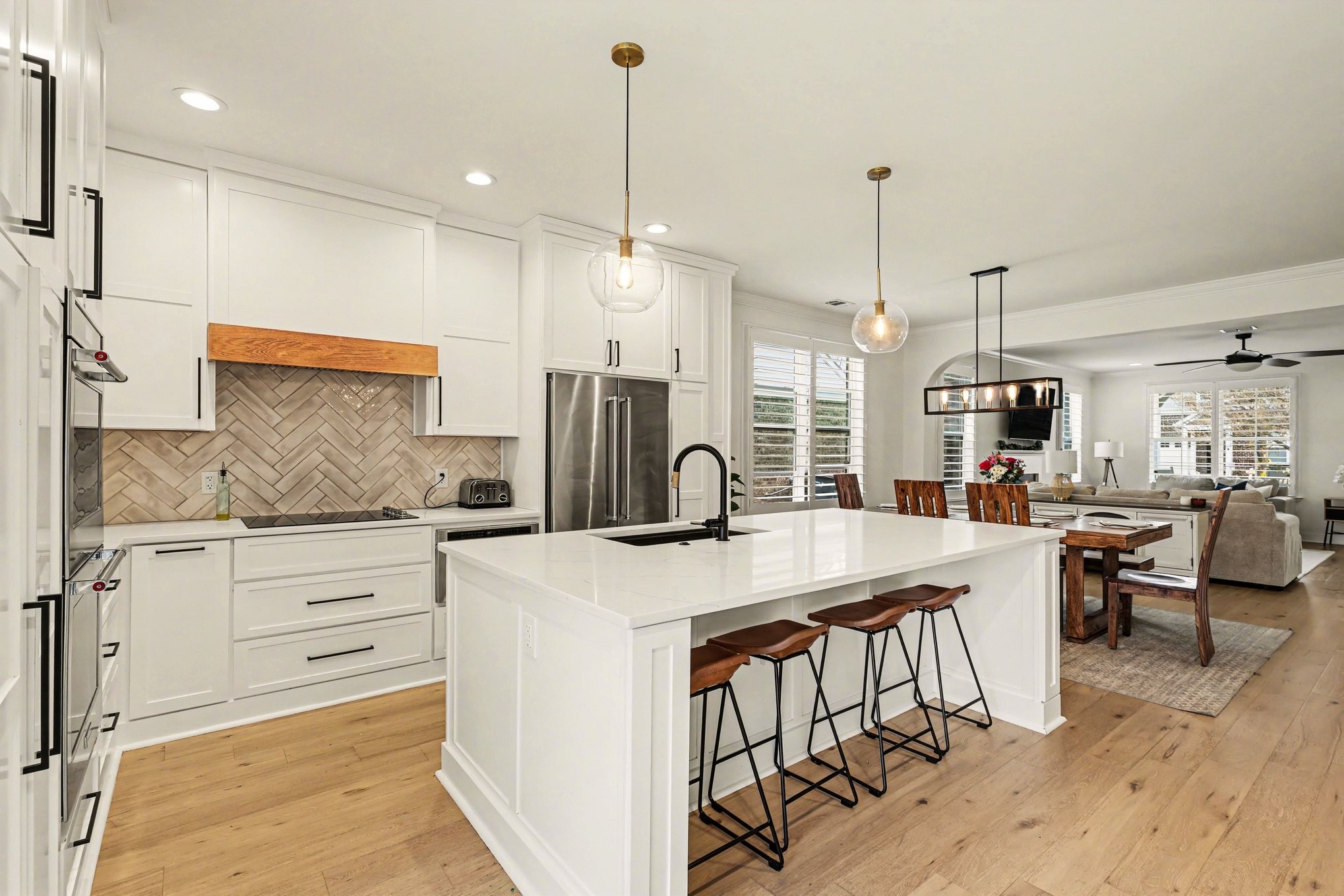 744 Bench Lane Mount Juliet, TN 37122 - Photo 9 of 27 a large kitchen with kitchen island a large island in it