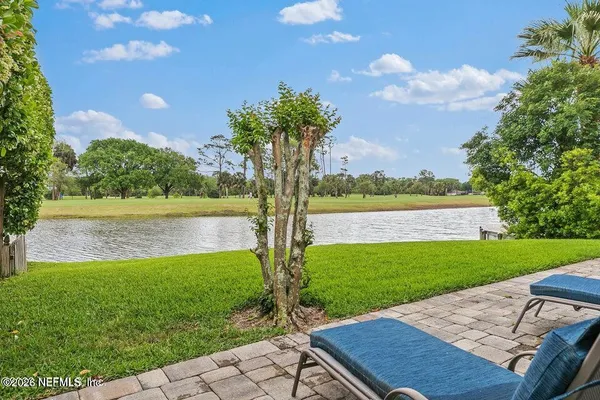 a view of a backyard with a garden