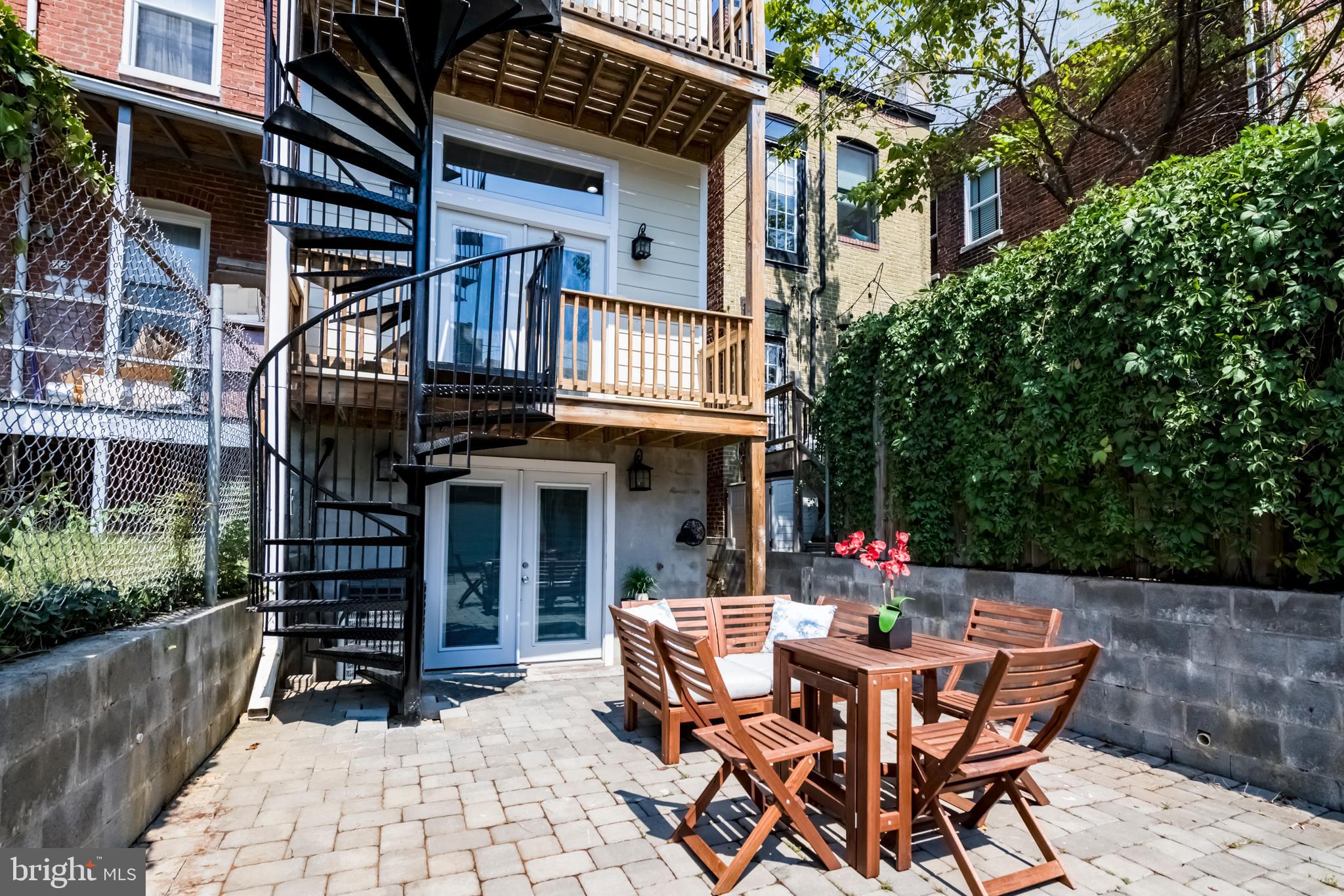 70 T Street Northwest, Unit 1 Washington, DC 20001 - Photo 29 of 37 Patio for entertaining