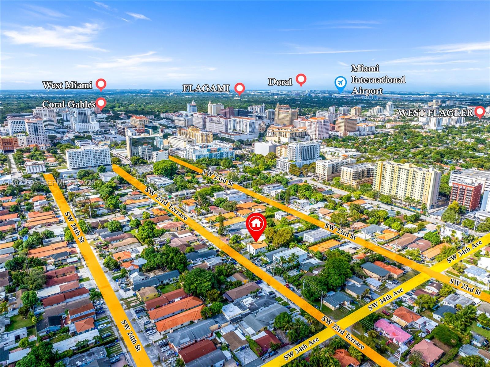 3453 Southwest 23rd Terrace, Unit 1 Miami, FL 33145 - Photo 17 of 22 a city view